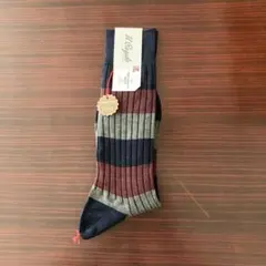 Il Regalo 高品質 ソックス ネイビー