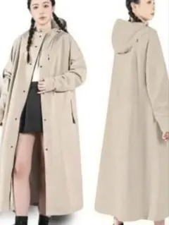 (お値下げしました)新品未使用　レインコート　ベージュ