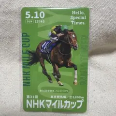 JRA東京競馬場 G1ポスターデザインカード パンジャタワー NHKマイル