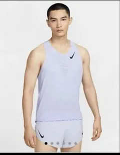 NIKE ナイキ エアロスイフト シングレット 青 S - メルカリ