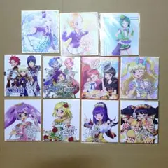 プリパラ＆アイカツ＆キラッとプリ☆チャン サイン色紙コレクション 11枚セット
