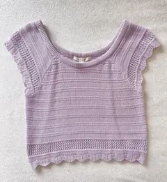 未使用 maiami マイアミ モヘア メリノウール スヌード ブルー Maiami/マイアミ Mohair New Pullover [MMO23110/Antique Pink]