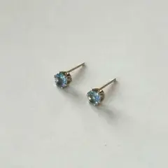 テイクアップ ブルートパーズ 現行 ペアシェイプ 涙の雫 ゴールド