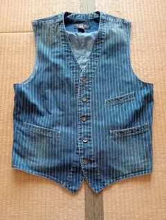 傑作　RRL WABASH　ワバッシュ インディゴ ベスト　ボルチモア　デップのサムネイル