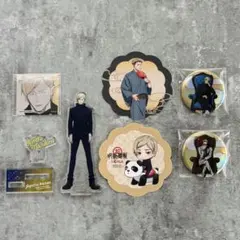 呪術廻戦 七海建人 プラザ缶バッジ・アクリルスタンド・花やしきコースター