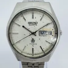 ✨SEIKO✨セイコー✨5856-7020✨キングクォーツ✨シルバー✨腕時計