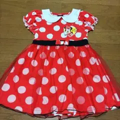BABY DOLL ベビー服　ディズニーミニー　スカート　ワンピース　半袖　90