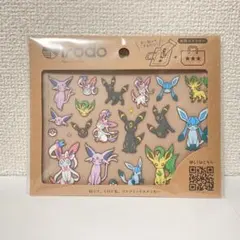 ポケモン irodo 布用ステッカー ブイズ ブラッキー ニンフィア