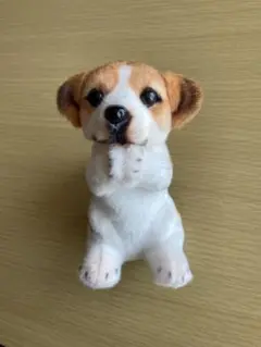 お願いわんこマスコット　茶色と白と黒