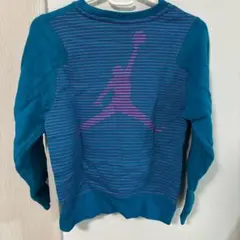 Jordan ターコイズ ストライプ トレーナー Mのサムネイル
