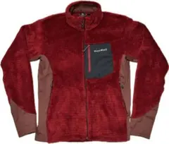 mont-bell フリースジャケット ワインレッド　クリマエアジャケット M
