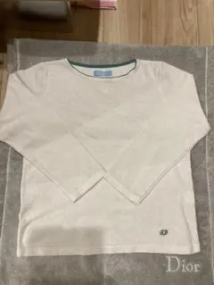キッドブルー、ホワイト 長袖 Tシャツ KBロゴ　定価８０００円位❣️フリーサイズ