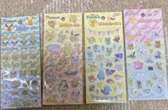 ポケモン プチプチシール3と4 セット　　　　4枚組