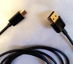 【中古】エレコムmicroHDMIケーブル2ｍＤＧＷ－ＨＤ１４ＳＳＵ２０ＢＫ