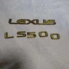 レクサス RX500h ゴールドエンブレム RX500h文字 TALH17 - メルカリ