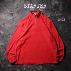 フリースジャケット 赤