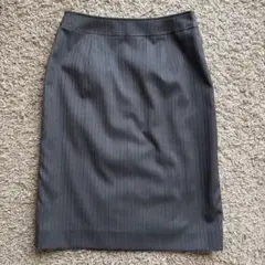 vivi fleurs スーツ　スカート　グレー　ストライプ　7号