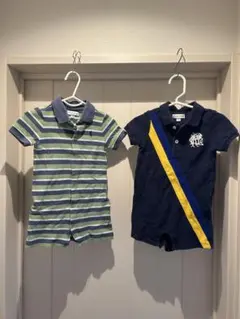 ラルフローレン ロンパース2点 Ralph Lauren ポロロンパース