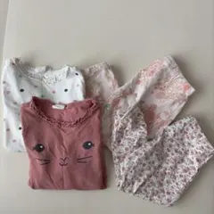 next長ズボン、H&M長袖トップス4点セット86cm