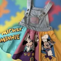 ミッキー・ミニー デニムワンピース 95cm LITTC