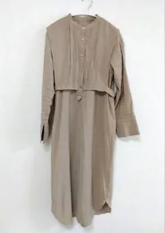 KBF シャツワンピース 長袖 大人カジュアル ワンピース