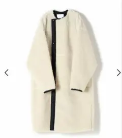 新品 MilaOwen ノーカラーシャツカーブボアコート - メルカリ