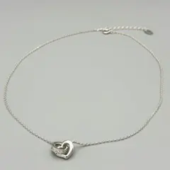 4℃ ハート ネックレス SILVER