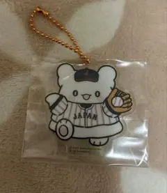 タイトーくじ　サンリオ　侍ジャパン　F賞　アクリルキーホルダー　はなまるおばけ