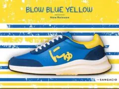 SANGACIO BLOW BLUE×YELLOW スニーカー 25cm - メルカリ