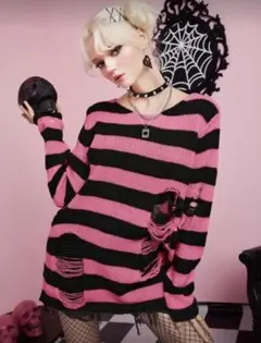 ダメージニット ニット