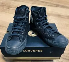 スパンコール コンバースハイカットブラック　24.5cm CONVERSE