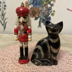 木製 くるみ割り人形 アンティーク調 - メルカリ