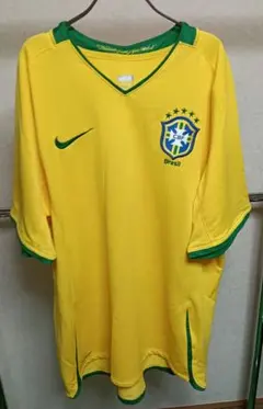 【Y2K・大人気・正規品・美品】ブラジル代表 2008-09ユニフォーム／L