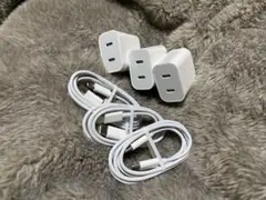 【新品・未使用】充電器・ケーブルセット 3セット