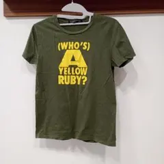 (WHO'S) A YELLOW RUBY? 　ロゴTシャツ　Sサイズのサムネイル