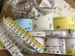 1991w2992 おすそ分け　PETテープ　ラベラーシール　　ロール付箋　メモ