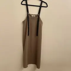 RIVIETTA サロペット ベージュ　ワンピース