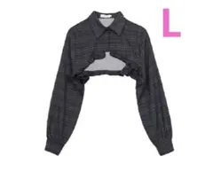 ジャケット アーバンコンフォート トレンド デイリーカジュアル クロップドシャツ