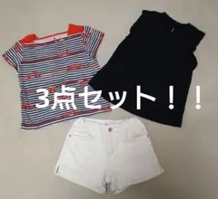 ザラ デニムショートパンツ 白 140プチバトー Tシャツギャップ ブラウス