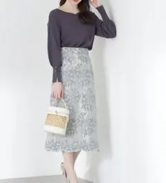 【PROPORTION BODY DRESSING】スリットドルマンニットのサムネイル