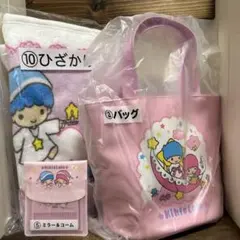 サンリオ☆キキ＆ララ当りくじ☆バッグ＆ひざかけ&ミラー＆コーム