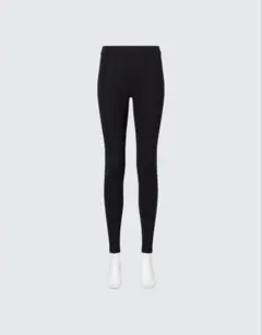 極暖ヒートテックコットンレギンス/10分丈　ブラック　M
