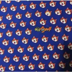 妖怪ウォッチ　ジバニャン　シーチング　はぎれ 生地　　シーチング