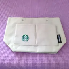 スターバックス2025バッグインバッグ ベージュ