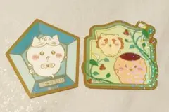 【ちいかわ】ハチワレ シーサー くりまんじゅう ステッカー2枚セット【匿名配送】