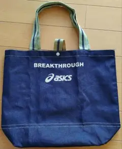 asics BREAKTHROUGH トートバッグ ネイビー