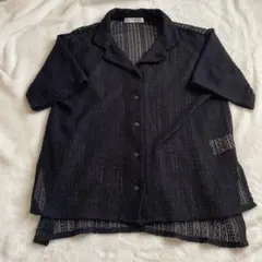 chocol raffine robe 半袖シャツ ブラック Fのサムネイル