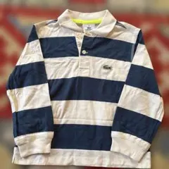 LACOSTE 長袖ポロシャツ サイズ4 ネイビー