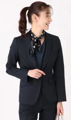 ネイビー レディース スーツ ジャケット