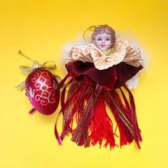 ドイツ　工芸品　クリスマス　オーナメント　三日月　少女　天使 ドイツ 工芸品 クリスマス オーナメント 三日月 少女 天使 - メルカリ